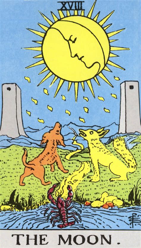 Pin by RodrigoVegaBracelis on Tarot | The moon tarot card, The moon ...