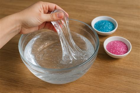 How to Make Water Slime at Home (Easy Clear Slime Recipe)