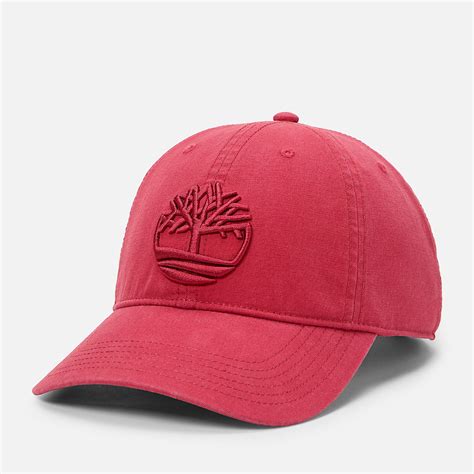Soundview Embroidered Baseball Cap in Red