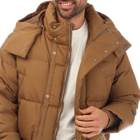 Lacoste | Mens Long Puffer Coat | Leafy | SportsDirect.com