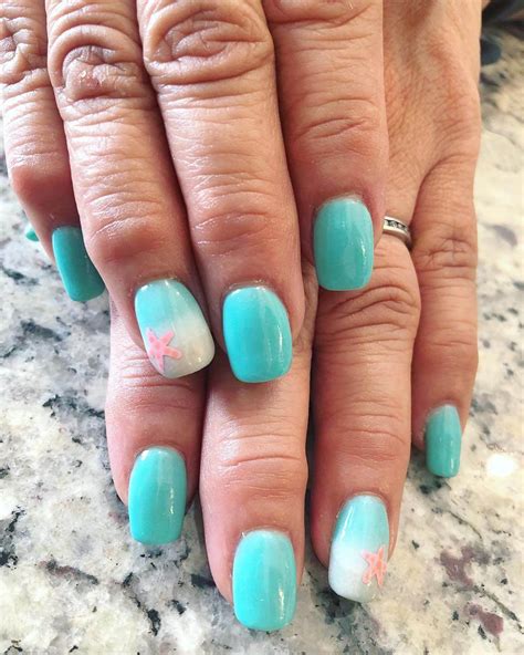 23 Best Beach Nails Designs - Mekardo