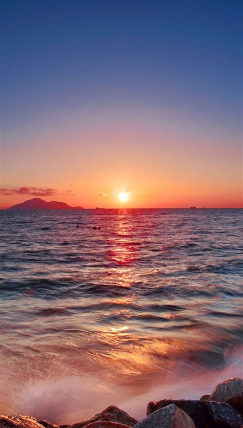 Atardecer en la playa Fondo de pantalla 4k HD ID:9188