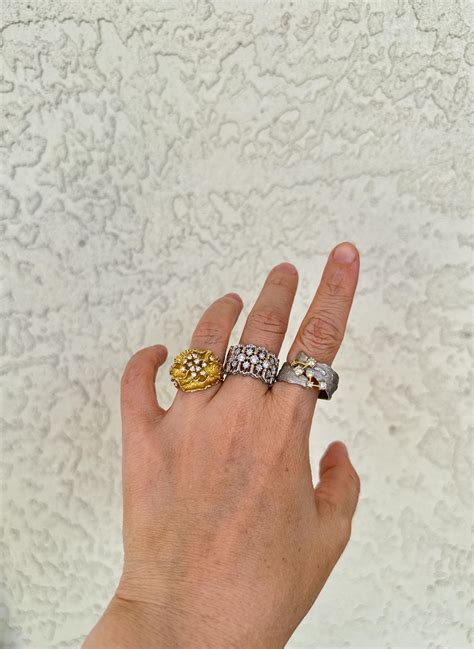 Heavy Platinum Textured Ring with Diamond Designer Brand Tomoyuki Suganuma V1115 For Sale at 1stDibs