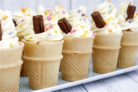 Chocolate Ice Cream Cone Cupcakes
