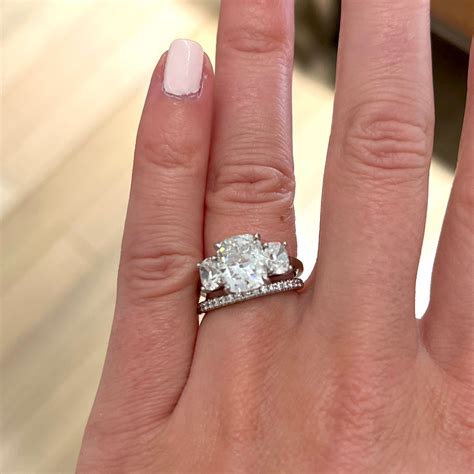 Cushion Wedding Rings