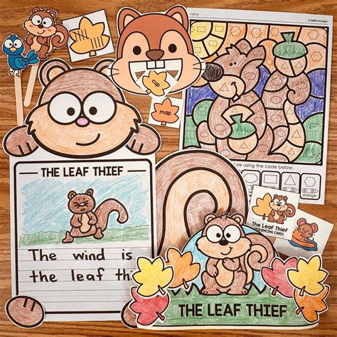 The Leaf Thief Book Craft, Hat, Centers, Printables & More - Etsy