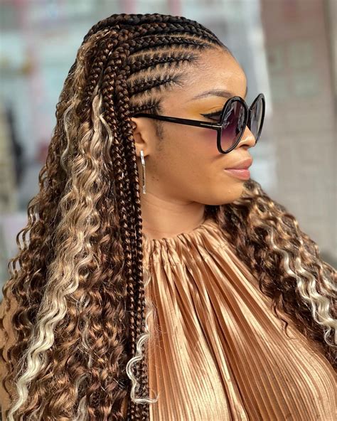 Stitch Braids With Blonde Hair at Casey Hall blog