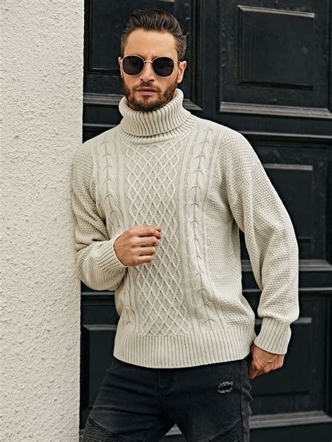 Men Turtleneck Sweater