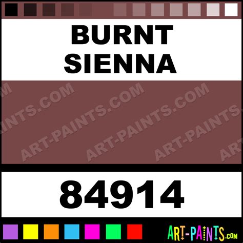 Burnt Sienna Soft Oil Paints - 84914 - Burnt Sienna Paint, Burnt Sienna ...
