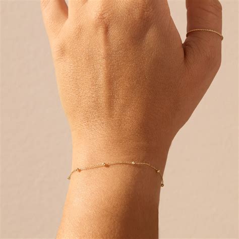 Little Orb Gold Chain Bracelet | Catbird Jewelry