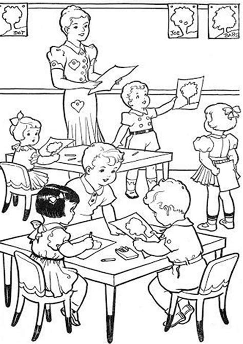Free & Easy To Print School Coloring Pages - Tulamama