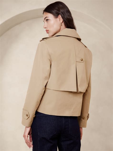 Banana Republic Oversized Short Trench Coat International Shipping