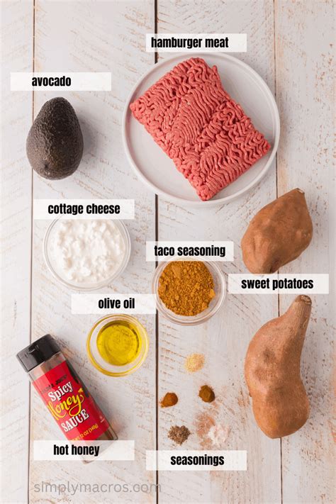 Sweet Potato Ground Beef Bowl - Simply Macros