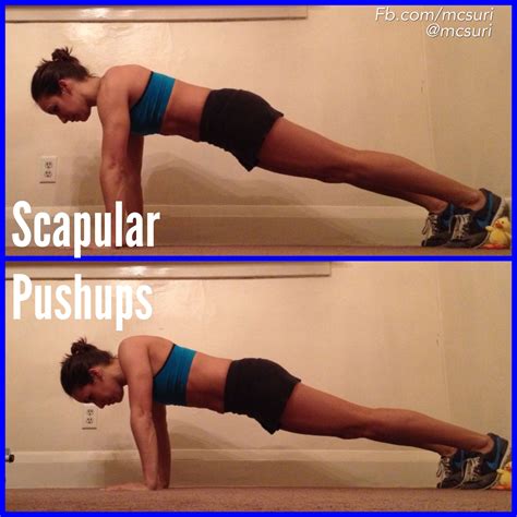Scapular push up | Calisthenics workout plan, Calisthenics workout, At ...
