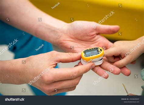 Measuring Childs Vital Signs Medical Professional Stock Photo ...