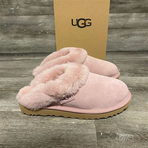 UGG | Cluggette Fur Lined Suede Slippers In Lavender Shadow NEW in 2024 ...