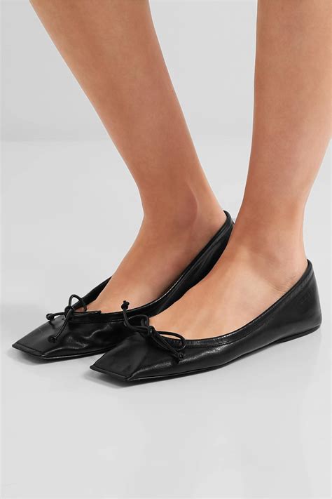 Women's Black Ballerina Flats at Roosevelt Clark blog