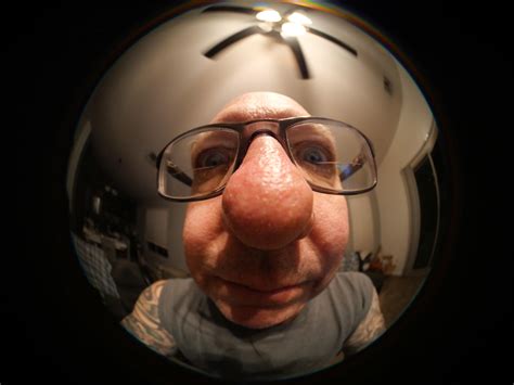 Stuck my 7Artisans 4mm fisheye lens in my face on my GX9.... 🤣🤣🤣 : r/Lumix