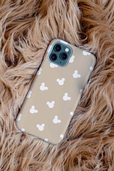 Brown and Pink Mickey Mouse Phone Case Disney iPhone Case Disney ...