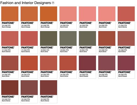 Burnt Sienna Color Code – Warehouse of Ideas