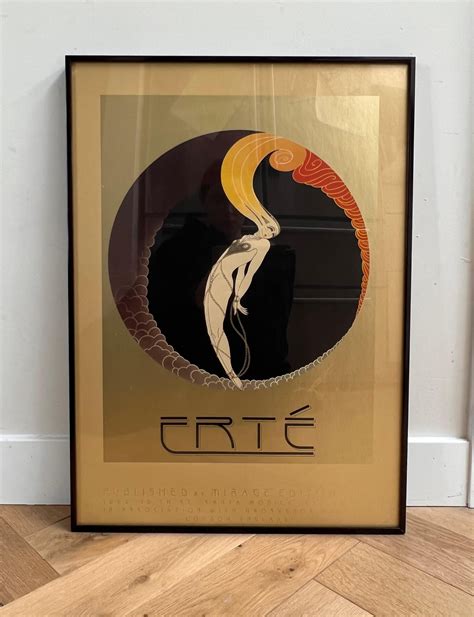 Framed Art Déco Fine Art bondage Poster by Erté, 1970s at 1stDibs ...