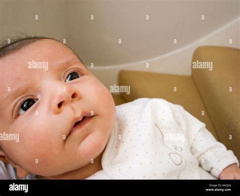 Four weeks old baby Stock Photo - Alamy