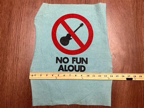 VINTAGE 1982 NO FUN ALOUD GLENN FREY EAGLES T SHIRT P… - Gem
