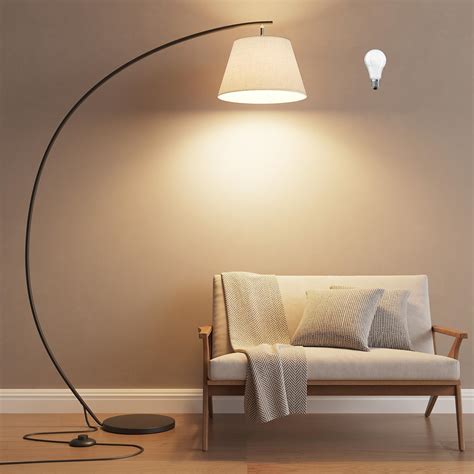 luckystyle Arc Floor Lamps for Living Room,1200LM Super Bright 69 Inch ...