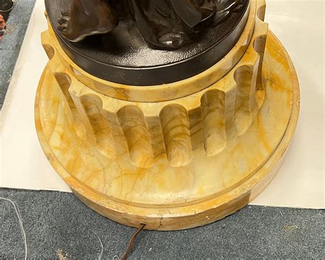 Very fine 19 century French Neoclassical Figurative Bronze Torchiere ...