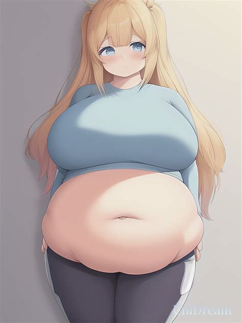 anime girl weight gain by lau44 on DeviantArt