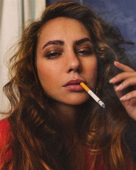 Beautiful Gals Smoking: Photo