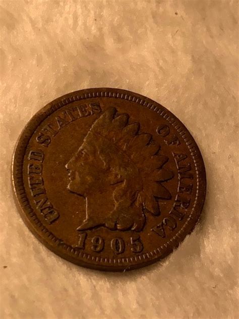 1905 Indian Head Penny One Cent Vintage Collectable Coin US. - Etsy