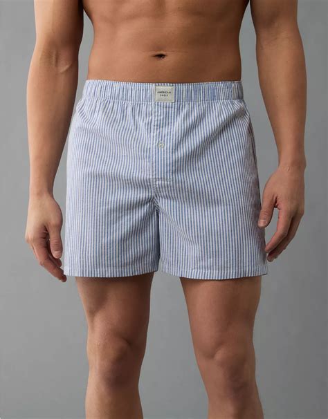 AEO Men's Striped Stretch Boxer Short | American Eagle