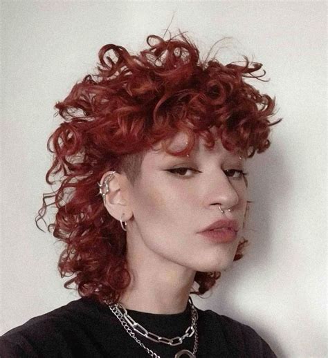 curly hair ideas | Queer hair, Punk hair, Alternative hair
