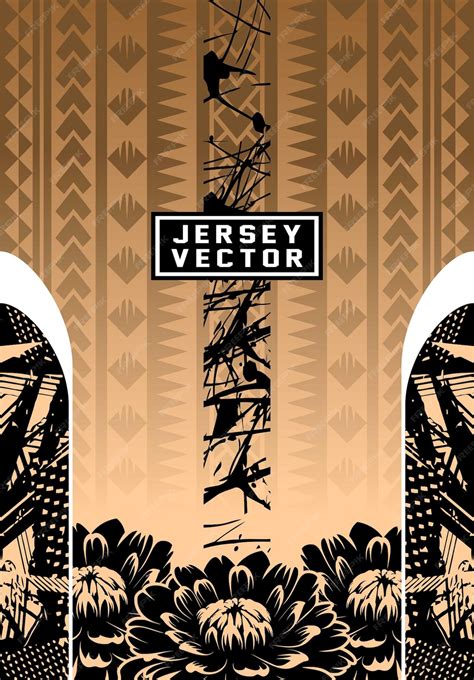 Polynesian Tribal Jersey Design | Premium Vector
