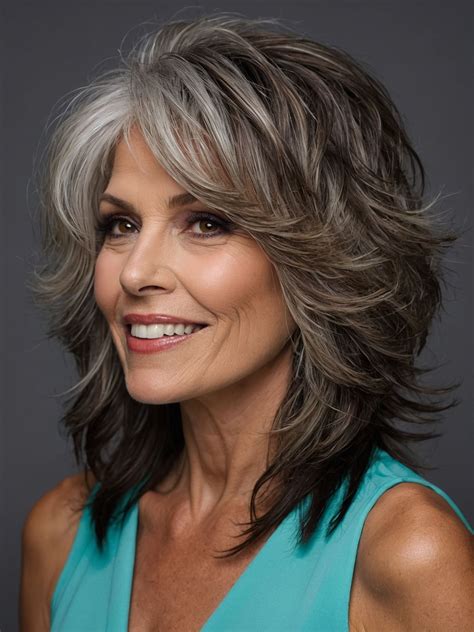 34 Chic Shag Haircuts to Elevate Style for Women Over 50!