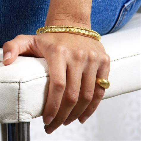 Sterling silver pinky ring for women Chunky Little finger ring | Etsy