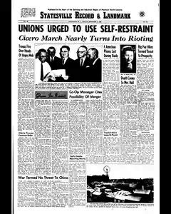 Statesville Record And Landmark Archives, Sep 5, 1966, p. 1