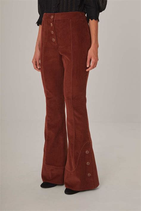 Brown Flare Pants – FARM Rio in 2024 | Brown flare pants, Brown flares ...