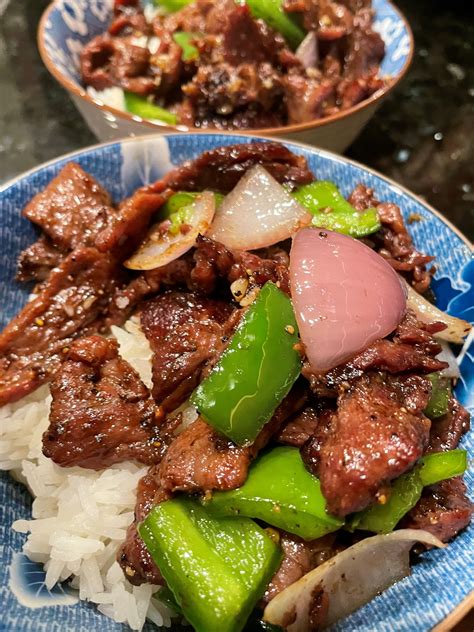 Stir Fry Black Pepper Beef Recipe