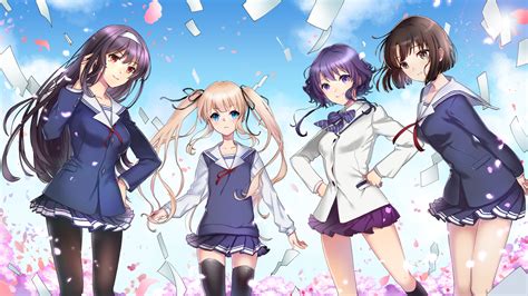 Saekano HD Wallpaper: Captivating Moments with Boring Girlfriends