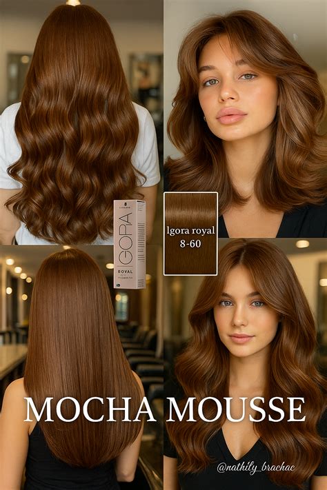 Mocha Mousse Magic | Igora Royal 8-60 Hair Color Transformation in 2025 ...