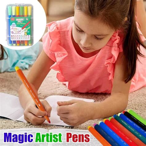 Magical Colour Changing Sketch Colour pen Set 12pcs - DOD Kart