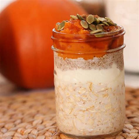 Pumpkin Pie Overnight Oatmeal - The Domestic Geek