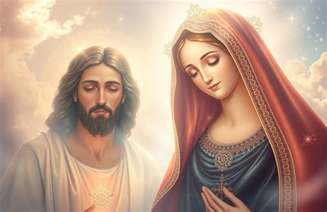🔥 Free Download Jesus Christ Mother Mary Wallpaper by @smoore55 ...