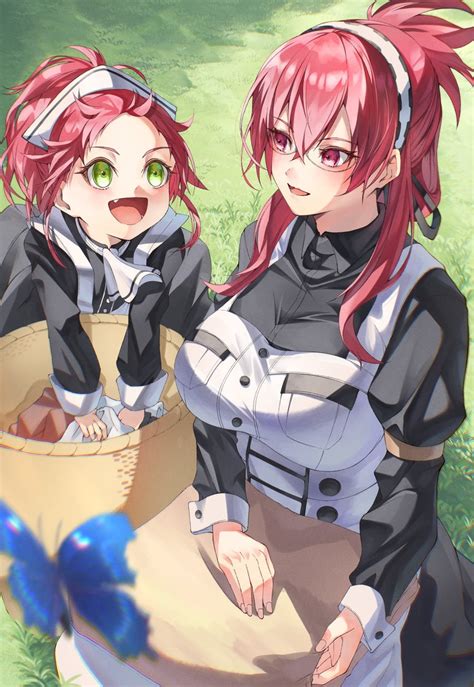 aisha greyrat and lillia greyrat (mushoku tensei) drawn by saico_isshin ...