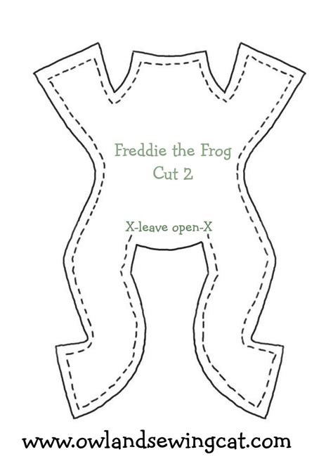 Printable Frog Bean Bag Pattern - Printable Templates