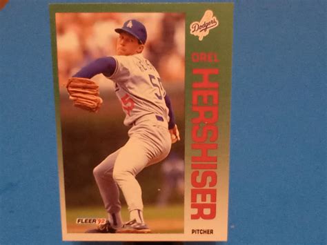Orel Hershiser | Ungraded | 1992 Fleer