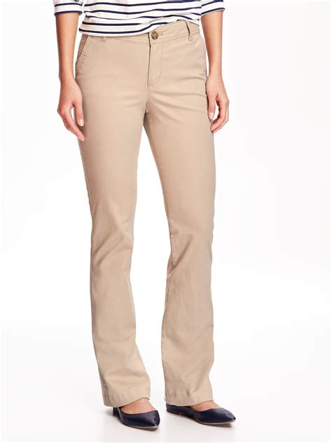 Womens Bootcut Khaki Work Pants at Harrison Trethowan blog