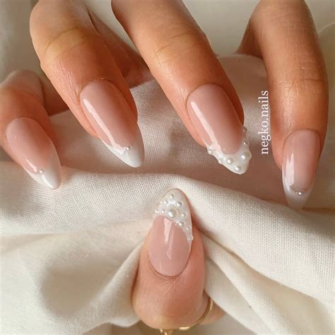 en.bursahaga.com in 2025 | Bridal nails, Wedding nails french, Pearl nails